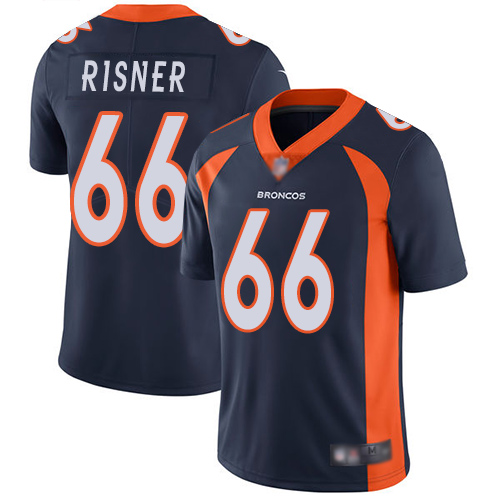 Men Denver Broncos #66 Dalton Risner Navy Blue Alternate Vapor Untouchable Limited Player Football NFL Jersey